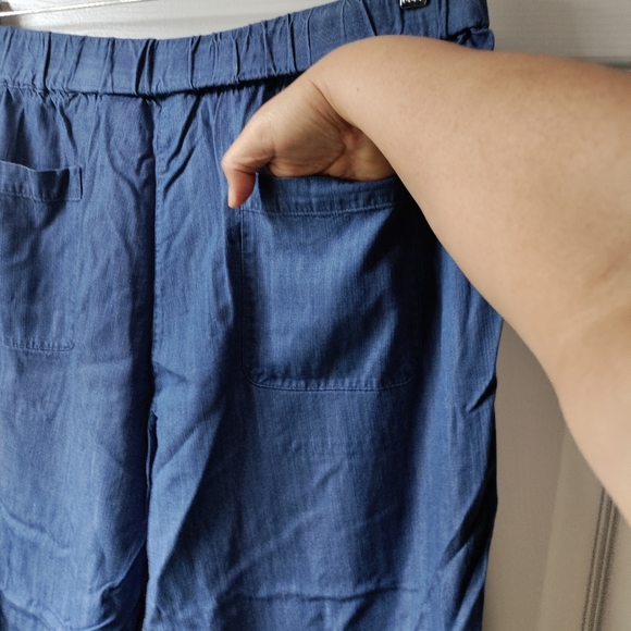 Ruby Rd. Chambray blue joggers women's size XL - Picture 8 of 9